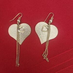 ☃️Gold Heart Chain Earrings